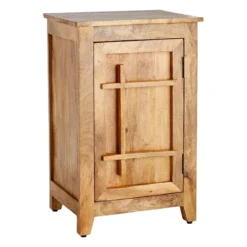 Mango Wood 1-Door Cabinet