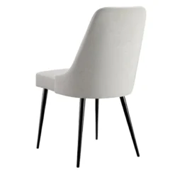 Mereen Ivory Upholstered Dining Chair -Accent Aura Furniture Store mereen ivory upholstered dining chair 2
