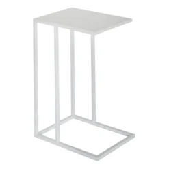 Metal C-Table, White