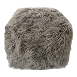 Mongolian Pouf, Grey