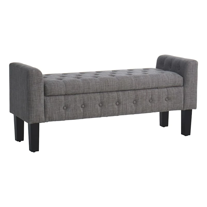 Providence Andy Storage Bench, Grey 2 Providence Andy Storage Bench, Grey - Image 2