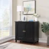 Providence Asbury Black 2-Door Cabinet