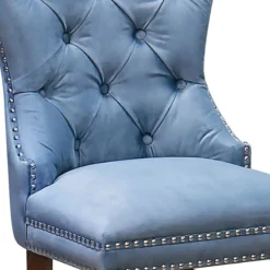 Providence Bobbi Blue Dining Chair -Accent Aura Furniture Store providence bobbi blue dining chair 1