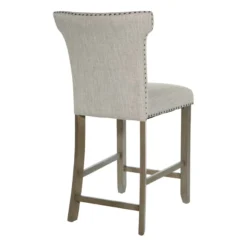 Providence Brittany Upholstered Counter Stool With Grommets -Accent Aura Furniture Store providence brittany upholstered counter stool with grommets 2