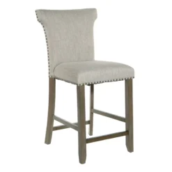 Providence Brittany Upholstered Counter Stool With Grommets