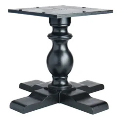 Providence Evening Mist Black Cylinder Table Pedestal, Top & Base Sold Separately -Accent Aura Furniture Store providence evening mist black cylinder table pedestal top base sold separately 3