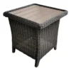 Providence Glendale Hand-Woven Rattan Outdoor End Table