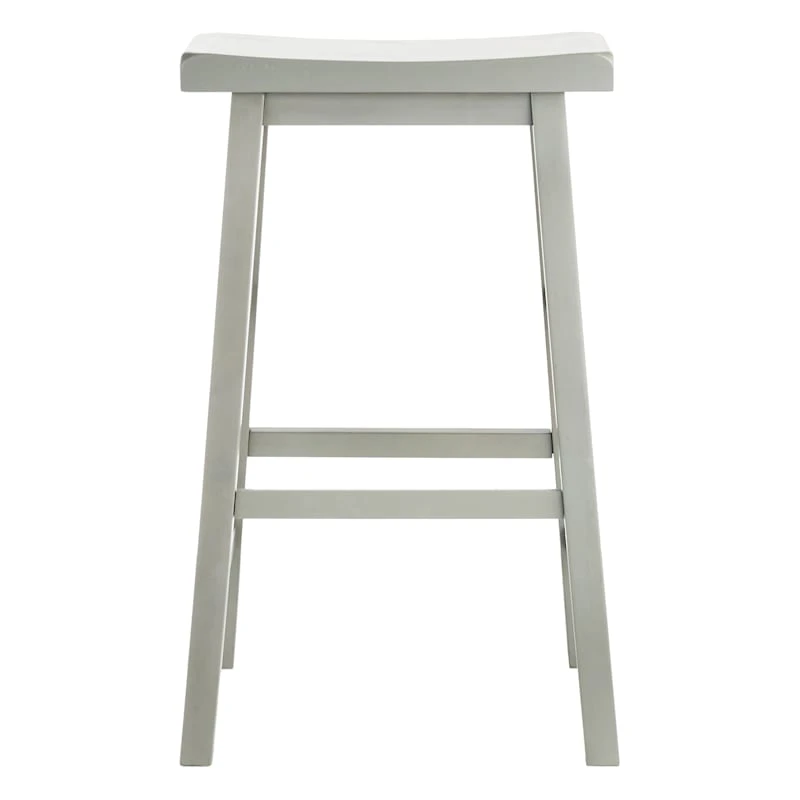 Providence Grey Saddle Backless Barstool, 29" 2 Providence Grey Saddle Backless Barstool, 29" - Image 2