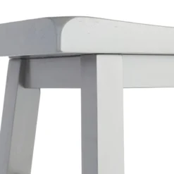 Providence Grey Saddle Backless Counter Stool, 24" -Accent Aura Furniture Store providence grey saddle backless counter stool 24 4