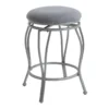 Providence Joseph Light Grey Backless Counter Stool, 24"