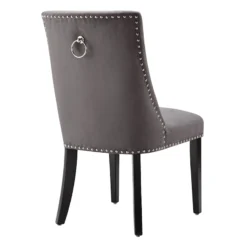 Providence Kane Ringback Dining Chair, Grey -Accent Aura Furniture Store providence kane ringback dining chair grey 2