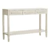 Providence Kate 3-Drawer Parquet Wood Console Table, 48"