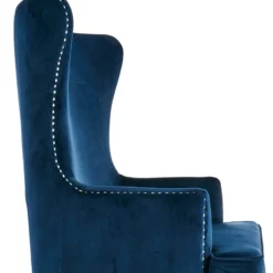 Providence Kori Accent Chair, Navy -Accent Aura Furniture Store providence kori accent chair navy 3