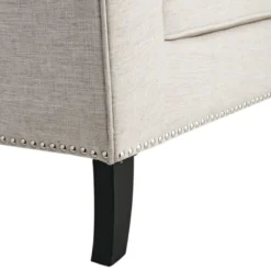 Providence Logan Slipper Chair, Grey -Accent Aura Furniture Store providence logan slipper chair grey 3