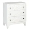 Providence Lorie White 3-Drawer Cabinet