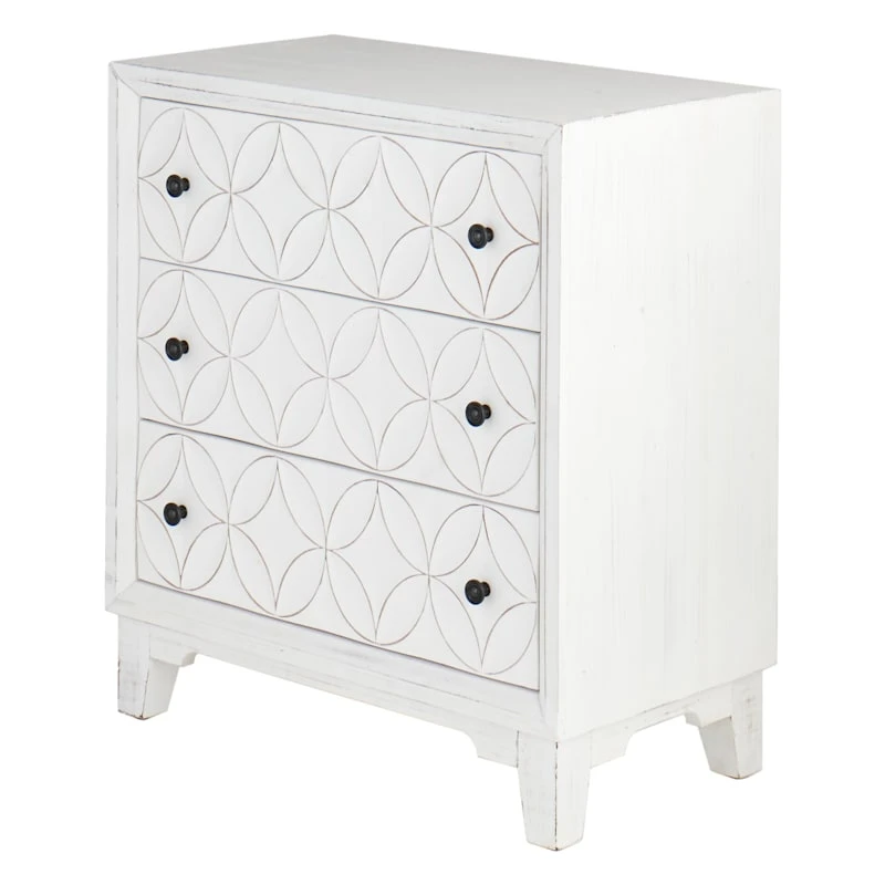 Providence Lorie White 3-Drawer Cabinet 3 Providence Lorie White 3-Drawer Cabinet - Image 3