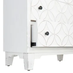 Providence Lorie White 3-Drawer Cabinet 12 Providence Lorie White 3-Drawer Cabinet -Accent Aura Furniture Store providence lorie white 3 drawer cabinet 5