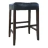 Providence Madison Brown Backless Barstool, 29"