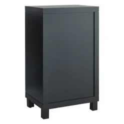 Providence Merrick Black 1-Door Cabinet -Accent Aura Furniture Store providence merrick black 1 door cabinet 1