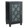 Providence Merrick Black 1-Door Cabinet