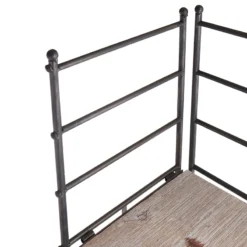 Providence Metal Corner Rack With Folding Wood-Top Shelves, 63" 10 Providence Metal Corner Rack With Folding Wood-Top Shelves, 63" -Accent Aura Furniture Store providence metal corner rack with folding wood top shelves 63 4