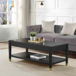 Providence Monroe Coffee Table, Black -Accent Aura Furniture Store providence monroe coffee table black 6