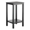 Providence Pratt Black Square Accent Table, 25"