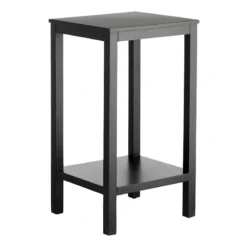 Providence Pratt Black Square Accent Table, 25"