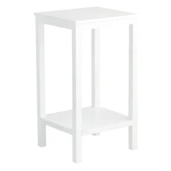 Providence Pratt White Square Accent Table, 25"