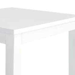 Providence Pratt White Square Accent Table, 25" -Accent Aura Furniture Store providence pratt white square accent table 25 3