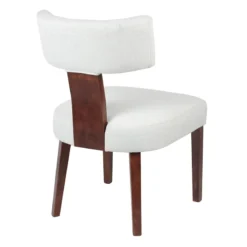 Providence Presley T-Back Dining Chair, White -Accent Aura Furniture Store providence presley t back dining chair white 2
