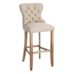Providence Ring Back Barstool, Linen