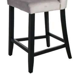Providence Ring Back Counter Stool, Grey -Accent Aura Furniture Store providence ring back counter stool grey 4