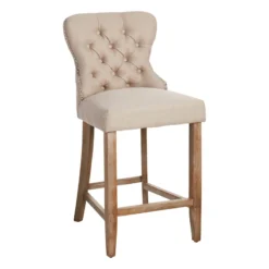 Providence Ring Back Counter Stool, Linen