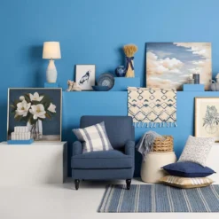 Providence Rogan Armchair, Navy -Accent Aura Furniture Store providence rogan armchair navy 5