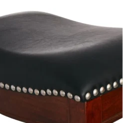 Providence Rylan Backless Barstool, Walnut -Accent Aura Furniture Store providence rylan backless barstool walnut 3