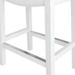 Providence Rylan Backless Counter Stool, White -Accent Aura Furniture Store providence rylan backless counter stool white 3