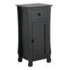 Providence Theodore Black 1-Drawer Cabinet End Table, 29"