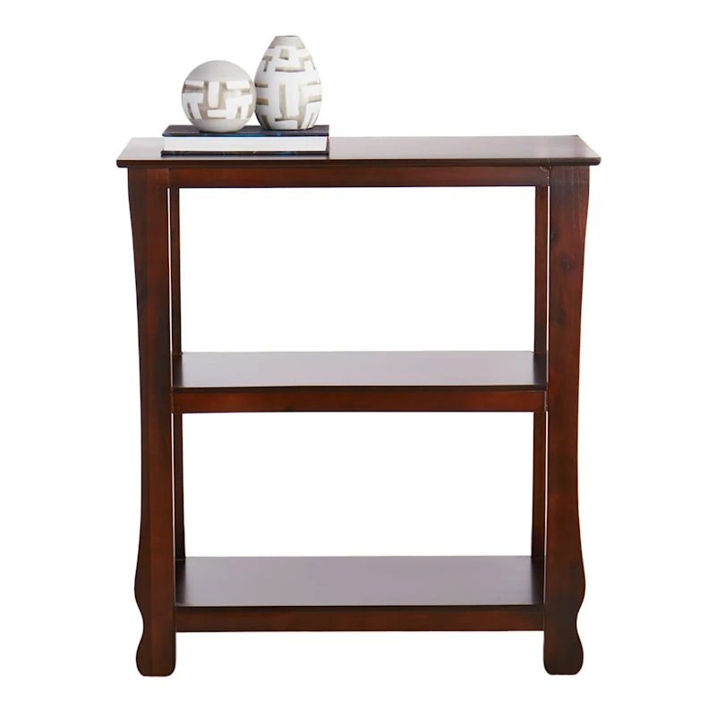 Providence Theodore Brown 3-Tier Thick Leg Bookshelf, 29" 2 Providence Theodore Brown 3-Tier Thick Leg Bookshelf, 29" - Image 2