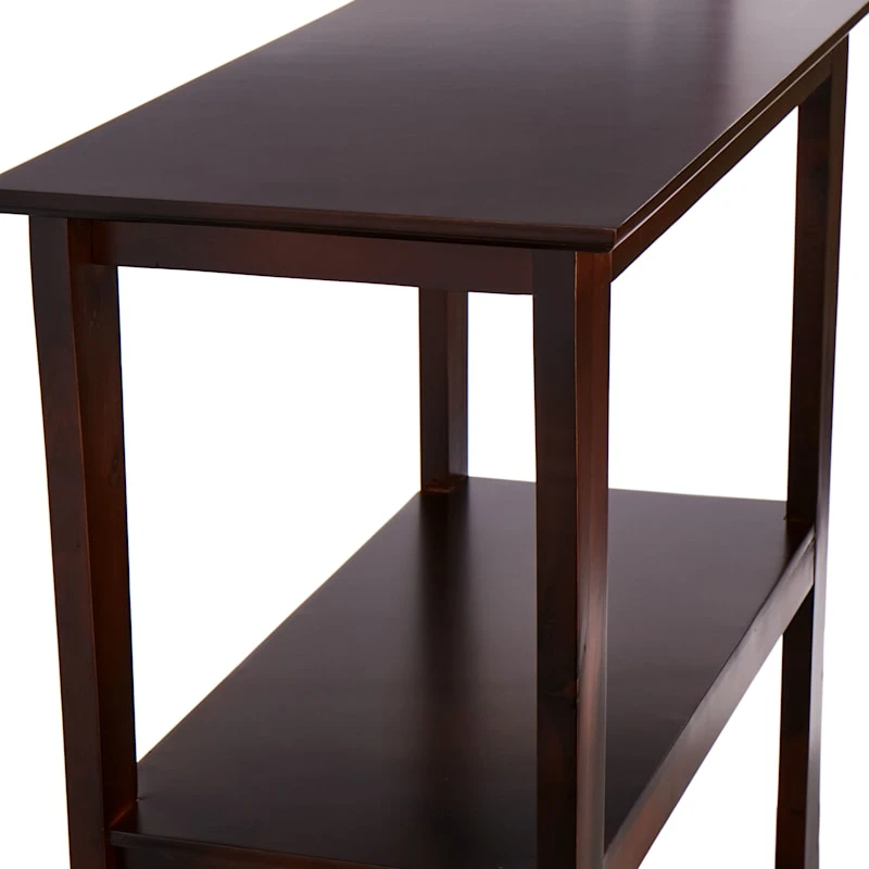 Providence Theodore Brown 3-Tier Thick Leg Bookshelf, 29" 3 Providence Theodore Brown 3-Tier Thick Leg Bookshelf, 29" - Image 3