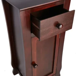 Providence Theodore Dark Brown 1-Drawer Cabinet End Table, 29" 7 Providence Theodore Dark Brown 1-Drawer Cabinet End Table, 29" -Accent Aura Furniture Store providence theodore dark brown 1 drawer cabinet end table 29 3