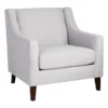 Providence Wells Accent Chair, Light Grey