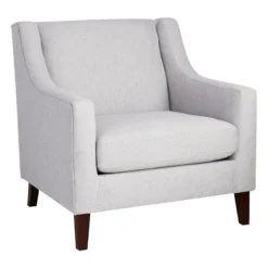 Providence Wells Accent Chair, Light Grey