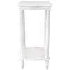 Providence White Wood Square Plant Stand, 24"
