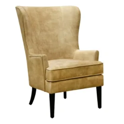 Providence Witney Wing Accent Chair, Champagne