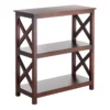 Providence Xavier 3-Tier Brown Bookshelf, 29"