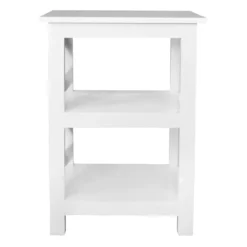 Providence Xavier Accent Table, White -Accent Aura Furniture Store providence xavier accent table white 1