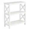Providence Xavier White 3-Tier Bookshelf, 29"