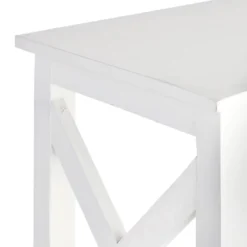 Providence Xavier White 3-Tier Bookshelf, 29" -Accent Aura Furniture Store providence xavier white 3 tier bookshelf 29 4