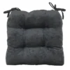 Reese Chenille Grey Chair Pad